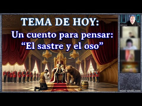 "El sastre y el oso" (Nivel B1)