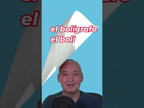 Испанский язык. Ручка по-испански &mdash; это не всегда bol&iacute;grafo. #испанский #испанскийязык