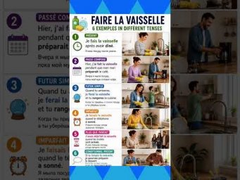 Faire la vaisselle #французский #французскийязык #французскийпополочкам
