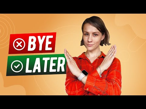 ХВАТИТ говорить GOODBYE! *учи английские слова быстро с LinguaTrip TV*