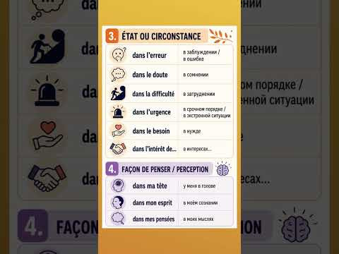 Expressions avec DANS #французский #учитьфранцузский #французскийпополочкам #французскийязык #урокиф