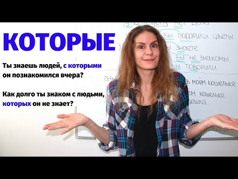 Урок 2. КОТОРЫЕ во всех падежах || Слово КОТОРЫЙ