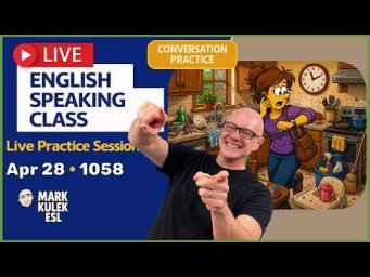 English Class with Mark Kulek ESL (Live Stream Class - 1058)