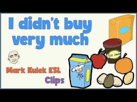 A Little vs. A Few | English Class (clips) - Mark Kulek ESL