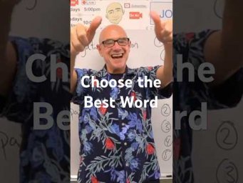 Quiz &rarr; Choose the Best Word (for dinner) | #MarkKulekESL #Vocabulary