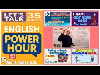 English Power Hour: 5 Video Lessons + Live Chat with Mark Kulek