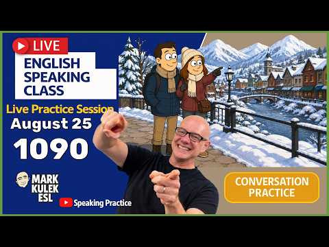 English Class with Mark Kulek ESL (Live Stream Class - 1090)