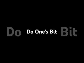 Do One's Bit &rarr; idiom | #MarkKulekESL #LearnEnglish