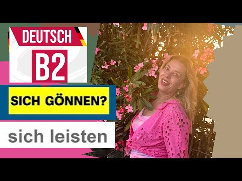 В2- sich g&ouml;nnen - Reflexiv Dativ- Deutsch
