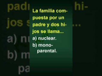 La familia compuesta por un padre y dos hijos #nacionalidadporresidencia #clases #adivinanza