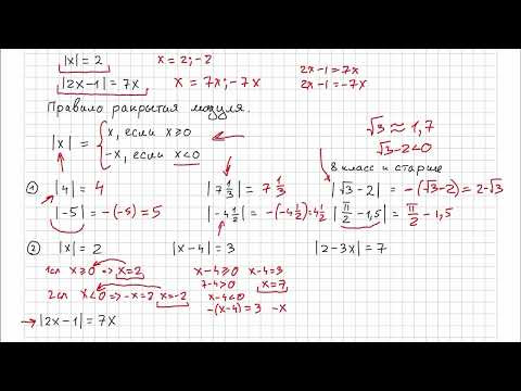 Модули. Урок 3. Как раскрыть модуль. Необычное, но простое правило. Решение уравнений.