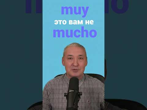 Испанский язык. Почему часто путают MUY и MUCHO. #Shorts#  #испанскийязык #испанскийонлайн