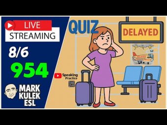 Travel Quiz | Live Stream English Class with Mark Kulek ESL