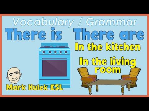 There is /are - kitchen & living room | English speaking practice - Mark Kulek ESL There is /are - kitchen & living room | English speaking practice - Mark Kulek ESL