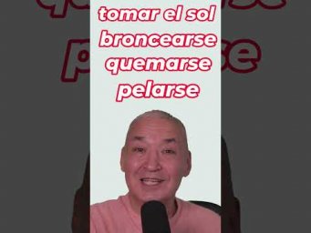 Испанский язык. Летние глаголы: загорать, загореть, обгореть и об... #Shorts#испанскийязык
