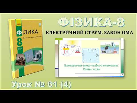 ФІЗИКА-8 | Урок 61 (4) | Електричне коло та його елементи. Схема кола