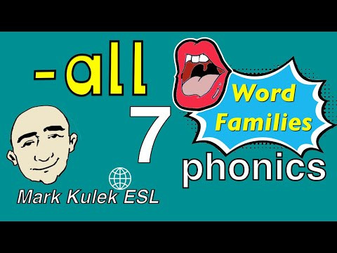 Phonics - all (word families) #7 | Mark Kulek - ESL