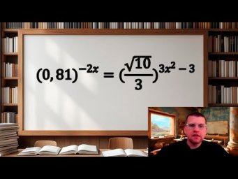 Подготовка к ЕГЭ по математике - Показательное уравнение №21