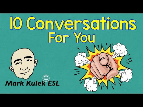 10 Very Short Conversations - daily topics  (set #40) | Mark Kulek - ESL