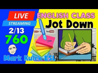 The Past Perfect (the day before) | Live Stream English Class #760 with Mark Kulek ESL