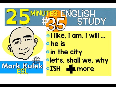 English Practice - I like, I am, I will, the, + more | Mark Kulek - ESL English Practice - I like, I am, I will, the, + more | Mark Kulek - ESL