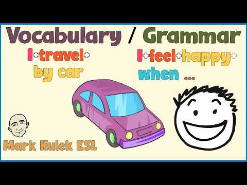 Transportation & Emotions | vocabulary & grammar patterns - Mark Kulek ESL