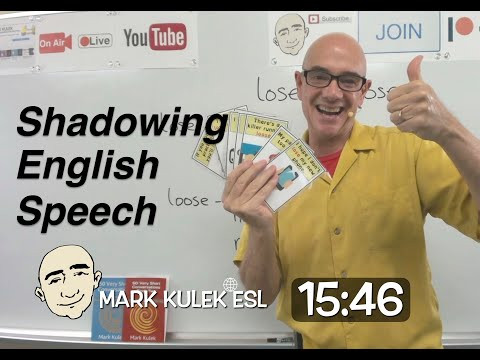 Lose & Loose - shadowing English speech | Mark Kulek - ESL Lose & Loose - shadowing English speech | Mark Kulek - ESL