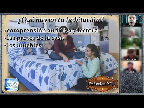 Práctica N° 15 (A2): "¿Qué hay en tu habitación? Práctica N° 15 (A2): "¿Qué hay en tu habitación?