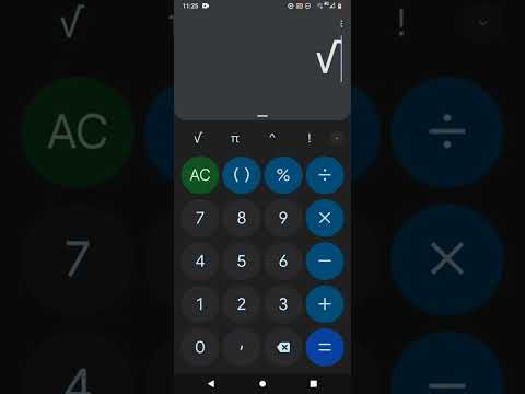 КАК ВЫЧИСЛИТЬ КВАДРАТНЫЙ КОРЕНЬ НА ANDROID КАЛЬКУЛЯТОРЕ? #математика #shorts #школа КАК ВЫЧИСЛИТЬ КВАДРАТНЫЙ КОРЕНЬ НА ANDROID КАЛЬКУЛЯТОРЕ? #математика #shorts #школа