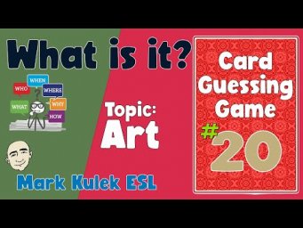 What is it? (art supplies) | Fluency Practice - Mark Kulek ESL
