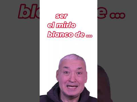 Испанский язык. Устойчивые выражения с BLANCO. Ser el mirlo blanco de ... #Shorts#испанскийязык