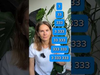 3, 33, 333&hellip;