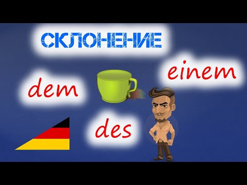 Склонение неопределённого и определённого артиклей в немецком языке. (Niveau A1)