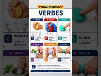 Verbes fran&ccedil;ais #французскийонлайн #французскийпополочкам #урокифранцузької #французскийснуля