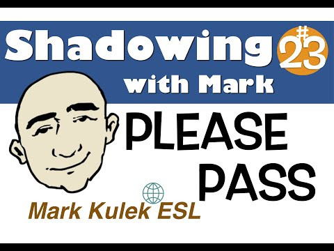 Please Pass The ... (condiments) - shadowing English speech | Mark Kulek - ESL Please Pass The ... (condiments) - shadowing English speech | Mark Kulek - ESL