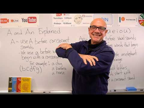A vs. An - Explained | Speak English with Mark Kulek ESL A vs. An - Explained | Speak English with Mark Kulek ESL