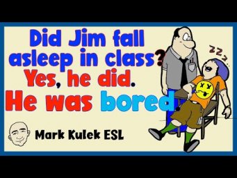 Did? - past tense questions | English speaking practice - Mark Kulek ESL