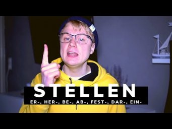 Все разновидности слова Stellen - er, her, be, ab, fest, dar, ein. Немецкий язык