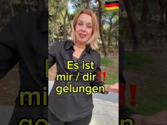misslingen- misslang- ist misslungen Немецкий В2