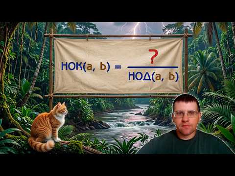 Какой формулой связаны НОК и НОД двух чисел?