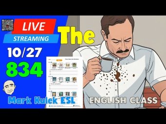 Using The with Specific Nouns | Live Stream English Class #834 with Mark Kulek ESL