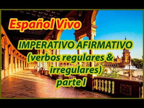 Испанский язык. IMPERATIVO AFIRMATIVO (parte I).