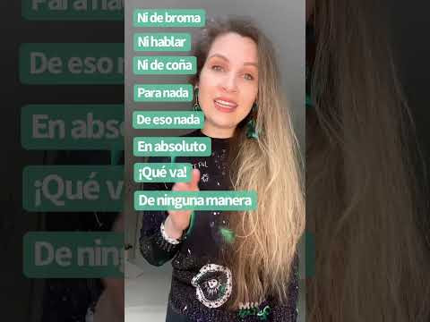 Как сказать НЕТ по-испански #испанский #испанскийязык #испанскийснуля #espa&ntilde;ol