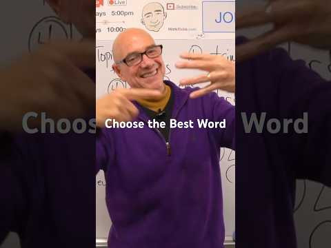Quiz: Choose the Best Word (chocolate) | #MarkKulekESL #Vocabulary Quiz: Choose the Best Word (chocolate) | #MarkKulekESL #Vocabulary