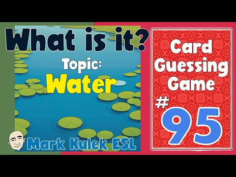What is it? (water - #95) | Fluency Practice - Mark Kulek ESL