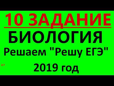 1 серия 10 номер биология егэ решу 2019 биология онлайн