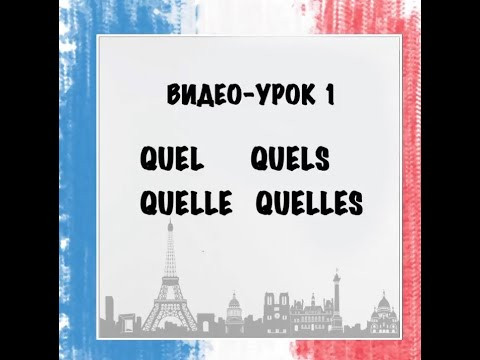 Урок 1. Вопросительные слова Quel/quelle/quels/quelles #shorts Урок 1. Вопросительные слова Quel/quelle/quels/quelles #shorts