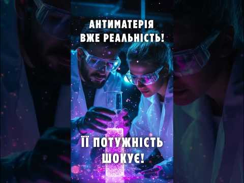 Антиматерія вже реальність! Її потужність шокує! Антиматерія вже реальність! Її потужність шокує!
