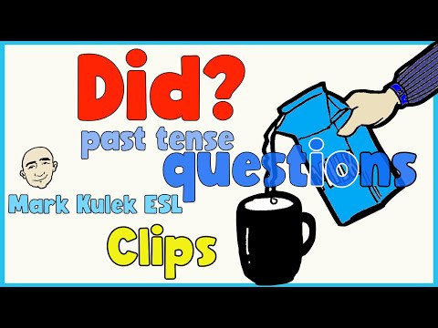 Did? - past tense questions | English Class (clips) - Mark Kulek ESL