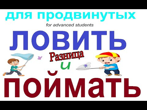 № 807 ЛОВИТЬ и ПОЙМАТЬ / в чём разница № 807 ЛОВИТЬ и ПОЙМАТЬ / в чём разница